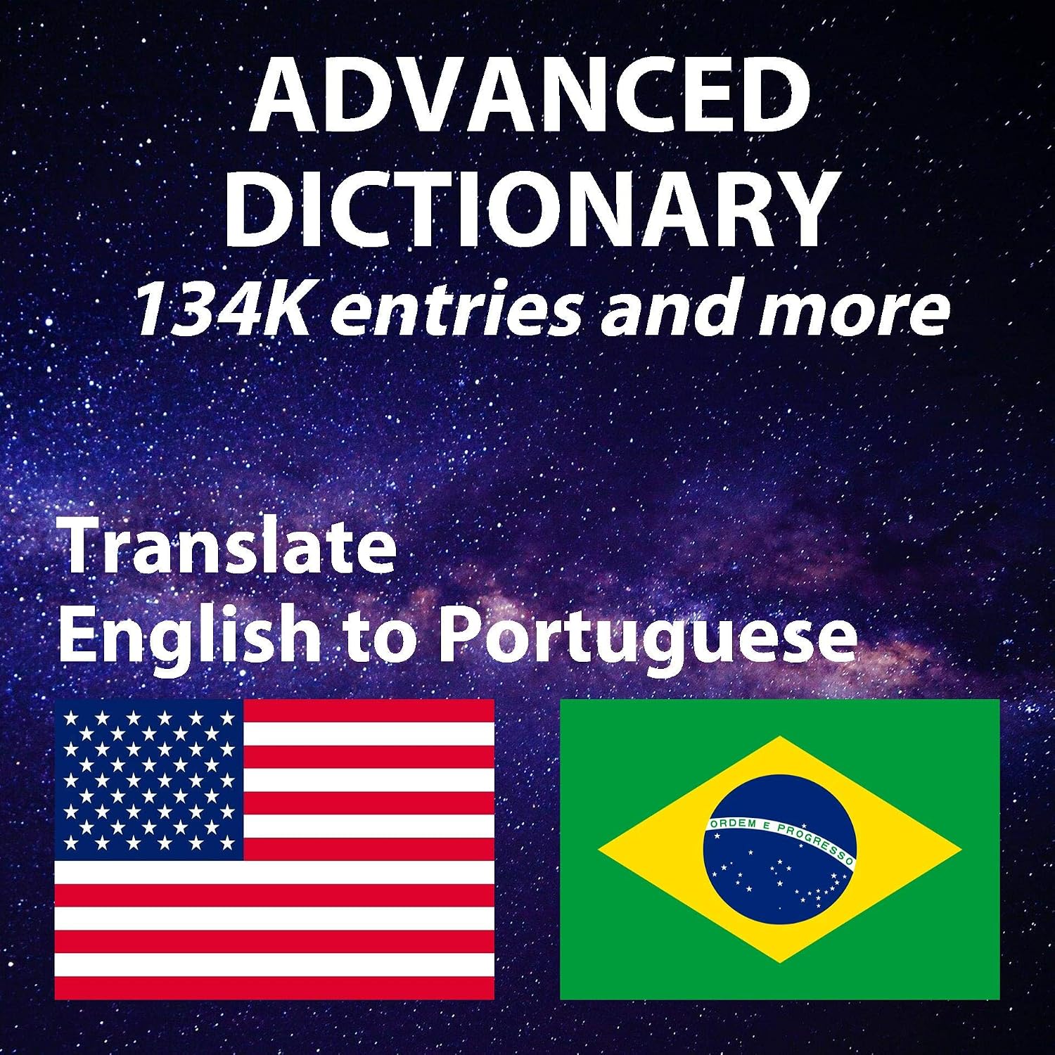 ler totalmente Dicionário avançado de inglês e português, com definição de inglês e português, mais de 134314 entradas: Advanced English Portuguese Dictionary