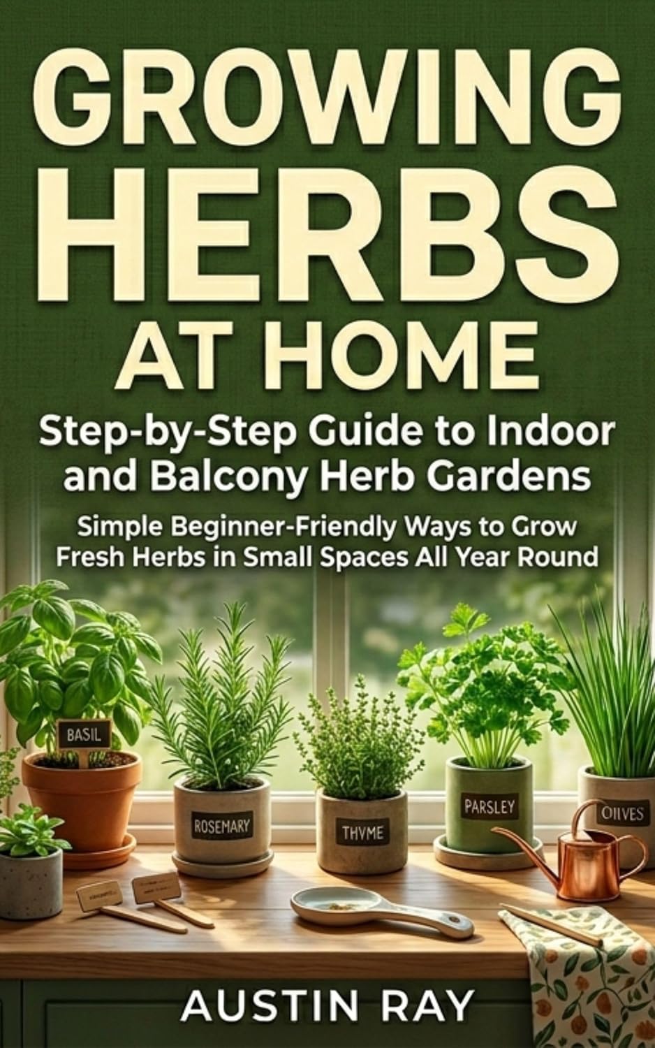 ler totalmente Growing Herbs at Home: Step-by-Step Guide to Indoor and Balcony Herb Gardens (Fresh Herbs at Home) (English Edition)