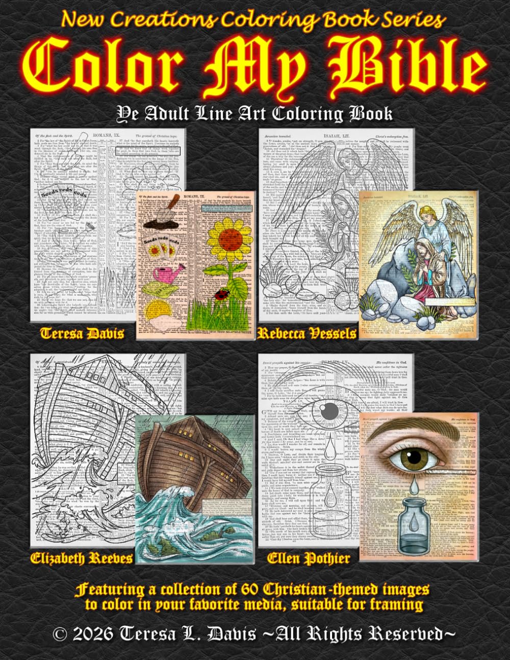ler totalmente New Creations Coloring Book Series: Color My Bible Line Art: An adult line art coloring book (coloring book for grownups) featuring A.I. generated... your favorite medium, suitable for framing.
