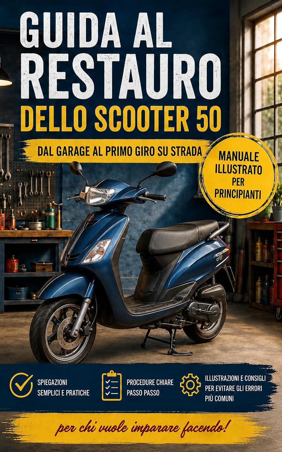 capítulo por capítulo baixar GUIDA AL RESTAURO DELLO SCOOTER 50: manuale illustrato per principianti - dal garage al primo giro su strada (Italian Edition)