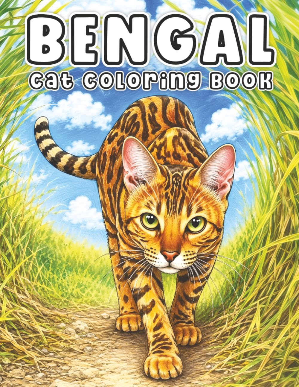 Bengal: Wild and Elegant Cat Coloring Book Featuring Stunning Patterns, Playful Adventures, and Lively Scenes for Stress Relief, Creativity, and Cat Lovers (My Cute Cats Collection) baixar o livro de graça