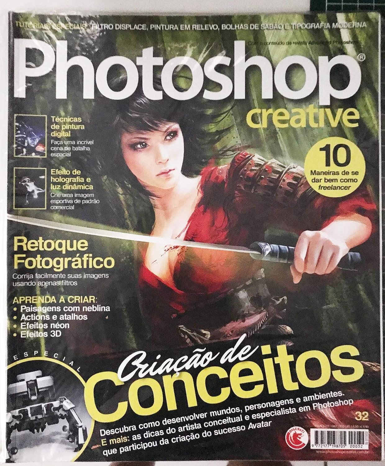 capítulo por capítulo baixar Revista Photoshop Creative 32 - Criação de conceitos, Técnicas de Pintura Digital