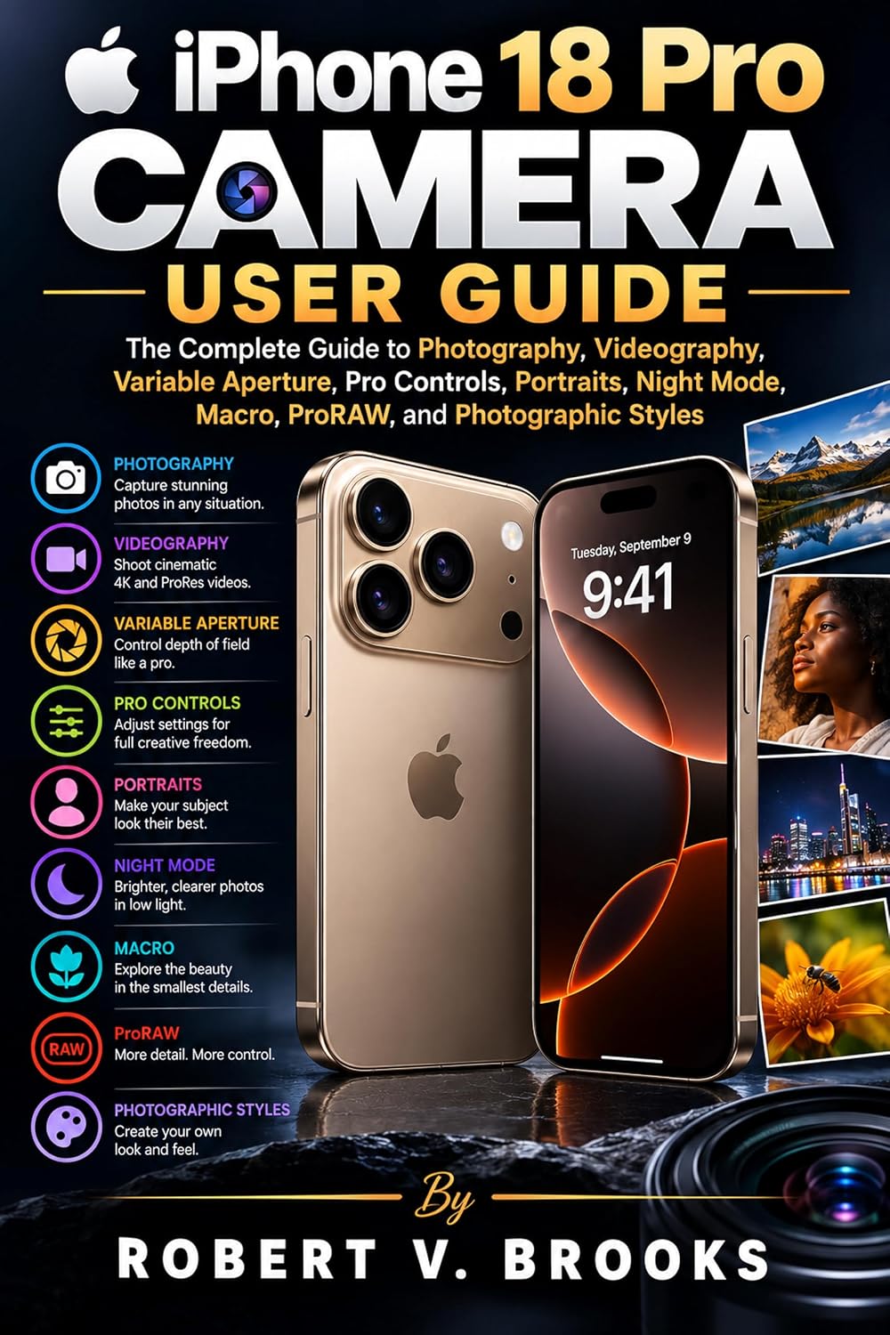 capítulo por capítulo baixar IPHONE 18 PRO CAMERA USER GUIDE: The Complete Guide to Photography, Videography, Variable Aperture, Pro Controls, Portraits, Night Mode, Macro, ProRAW, and Photographic Styles (English Edition)