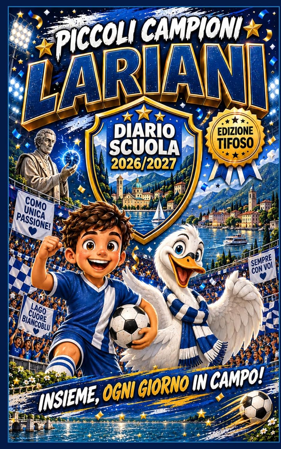ler totalmente Diario Scuola Piccoli Campioni Lariani: Diario scolastico 2026-2027 per giovani tifosi biancoblù con curiosità sul calcio, sulla squadra e sulla città di Como (Italian Edition)