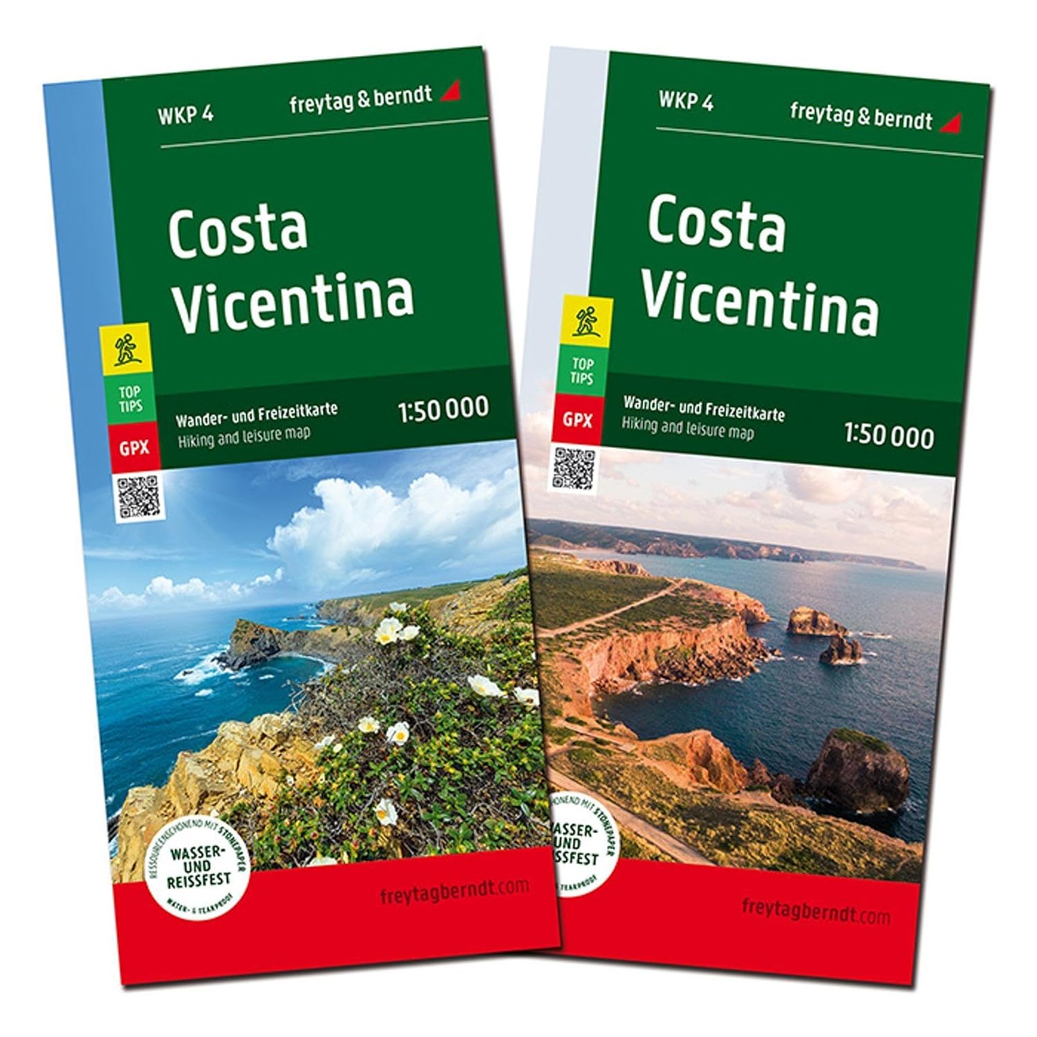 Costa Vicentina 1:50 000 (WKP 4): Hiking & Leisure Map
