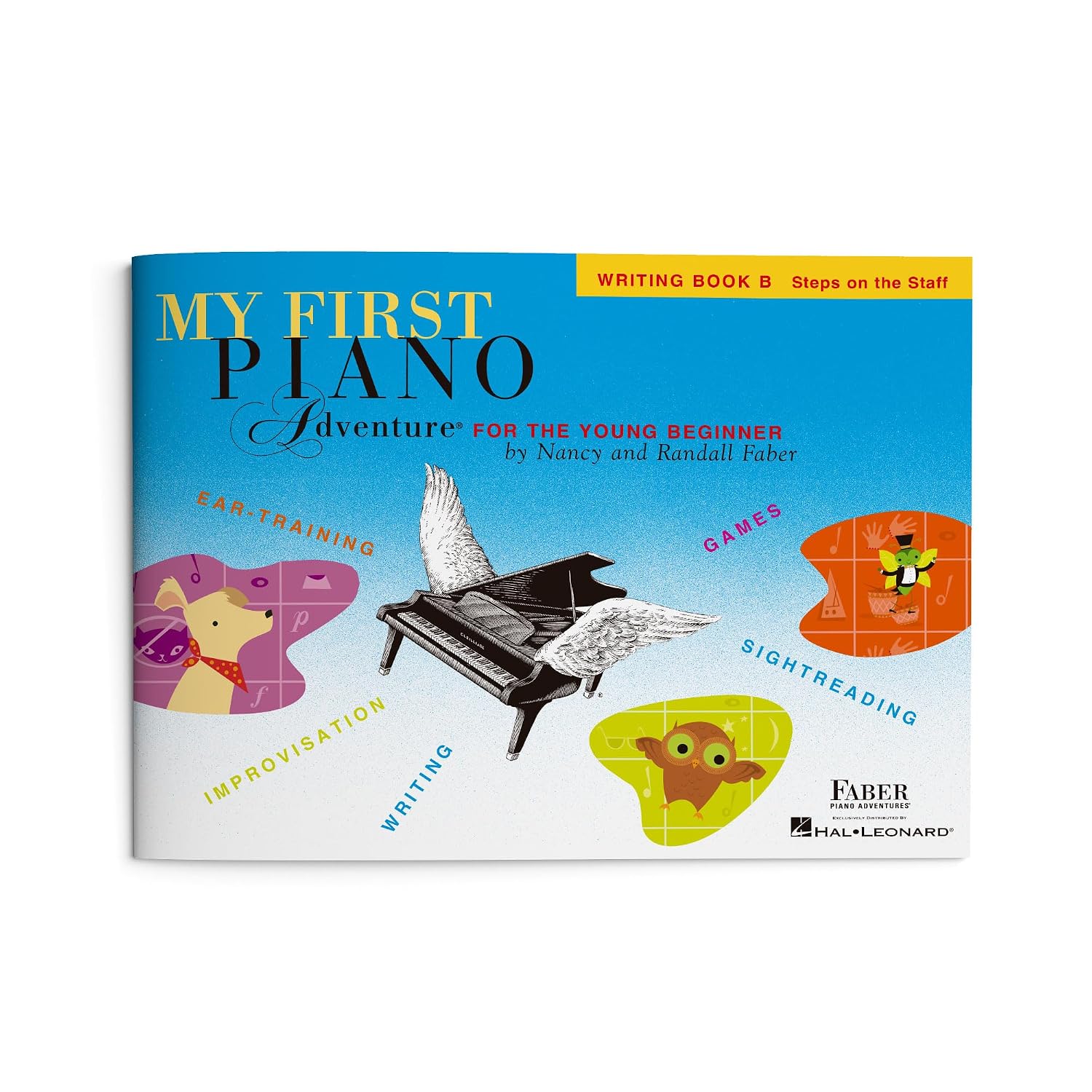 ler totalmente My First Piano Adventure, Writing Book B, Steps on the Staff: For the Young Beginner