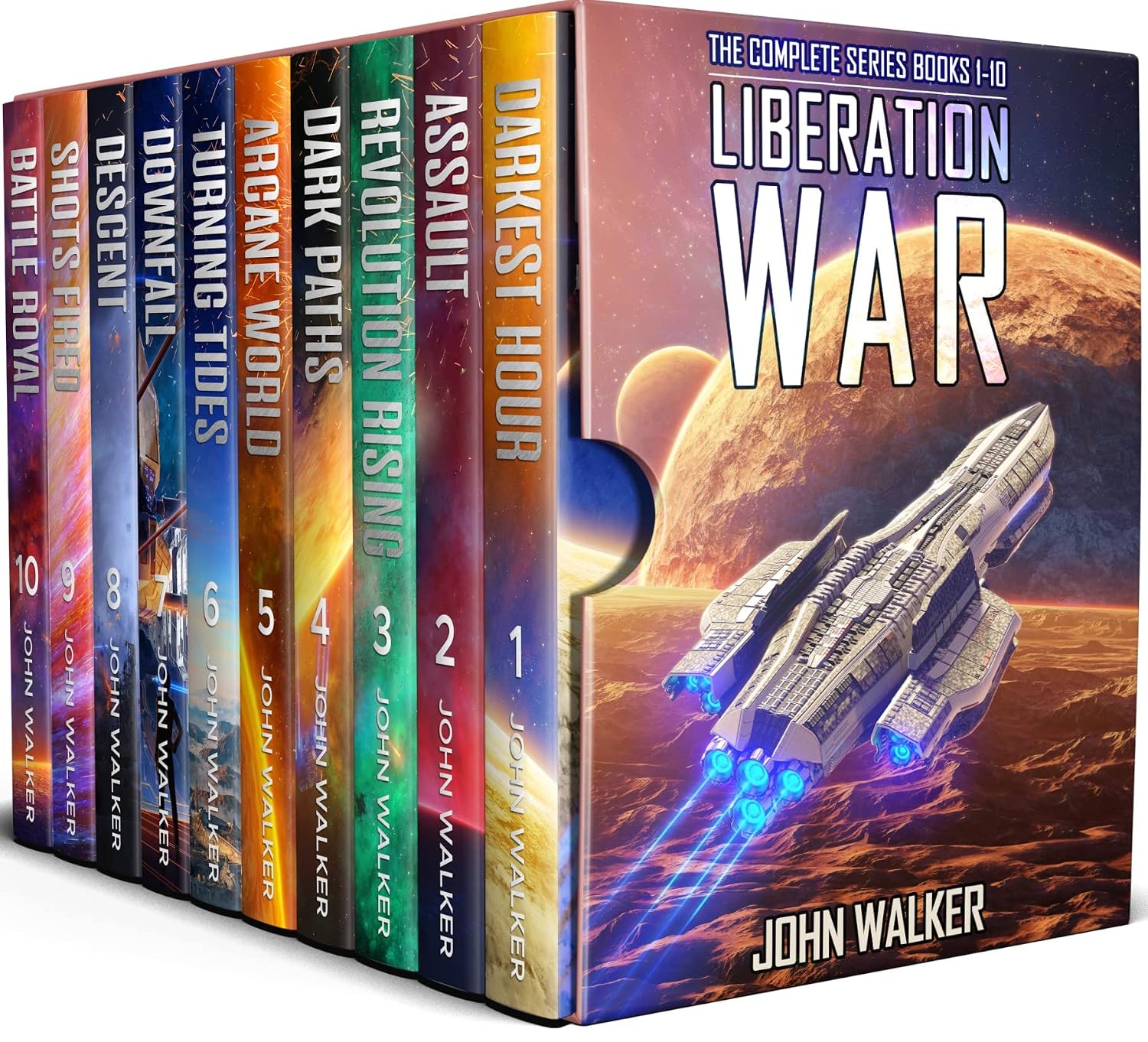 Liberation War: The Complete Series Books 1-10 (John Walker Box Sets) (English Edition)