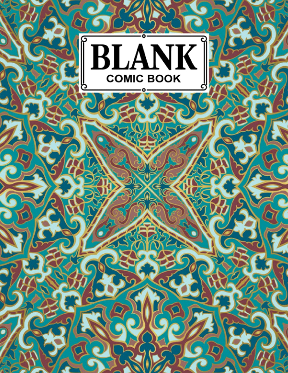capítulo por capítulo baixar Blank Comic Book: Mandalas Cover, Draw Your Own Comics - 120 Pages of Fun and Unique Templates - A Large 8.5" x 11" Notebook by Norbert Wunderlich
