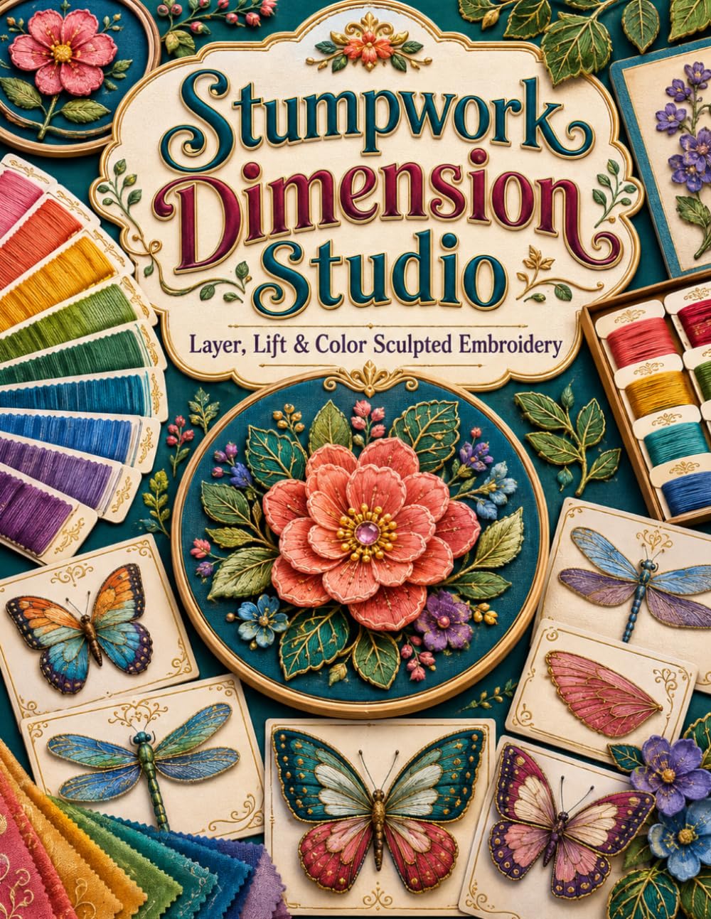 capítulo por capítulo baixar Stumpwork Dimension Studio: Layer, Lift & Color Sculpted Embroidery
