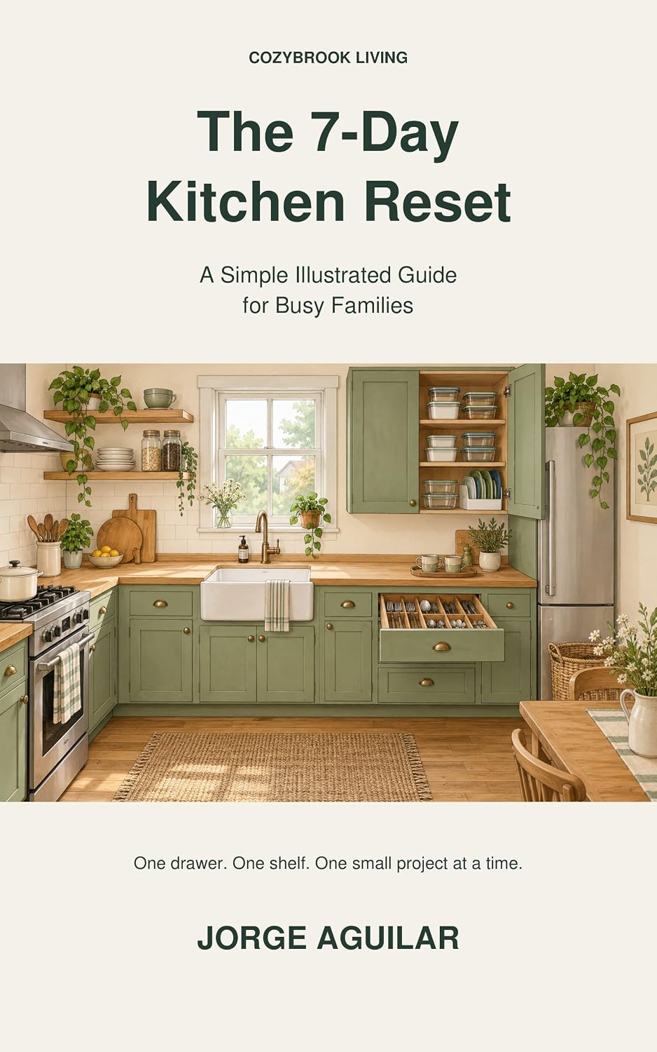 ler totalmente The 7-Day Kitchen Reset: A Simple Illustrated Guide for Busy Families (English Edition)