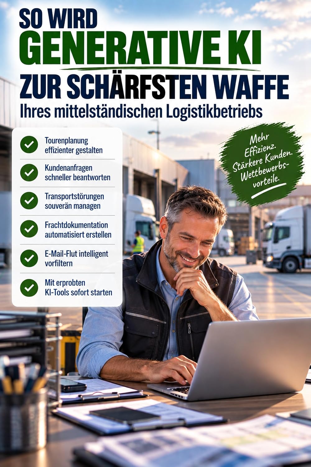 capítulo por capítulo baixar KI in der Spedition: Disposition, Kundenkommunikation, Störungsmanagement und Frachtdokumentation mit generativer KI effizienter gestalten – ein Praxisleitfaden für Logistikbetriebe (German Edition)