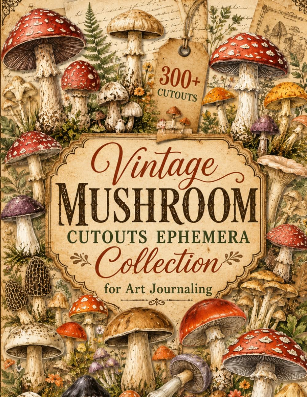 ler totalmente Vintage Mushroom Cutouts Ephemera Collection for Art Journaling: 300+ Mushroom Images for Junk Journals, Scrapbooking, Collage Art, Mixed Media Crafts, Card Making and Paper Projects