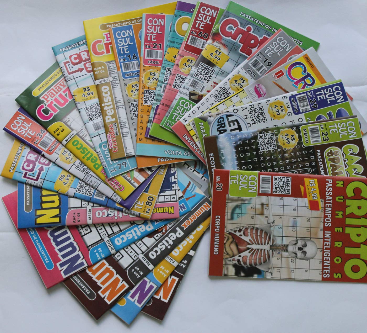 Cripto Numerex Cruzadas Caça Palavras - Kit Multi Jogos com 20 Revistas baixar o livro de graça