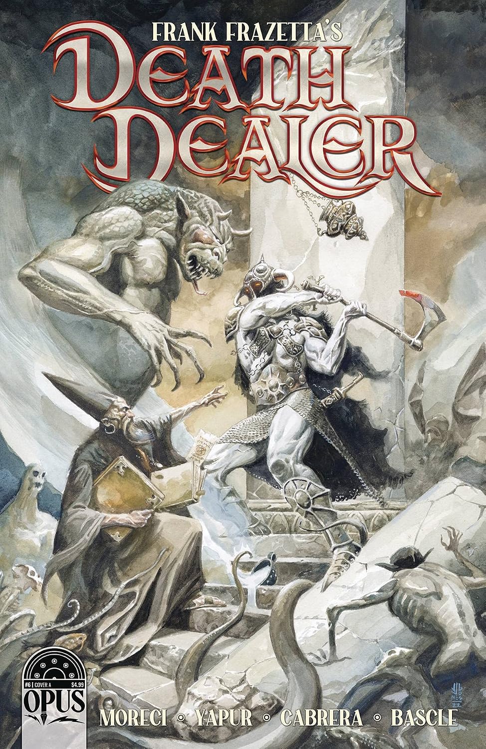 Frank Frazetta's Death Dealer #6 Vol. 3 Main Cover by J. G. Jones with Rated Comics acrylic backer baixar livro de graça
