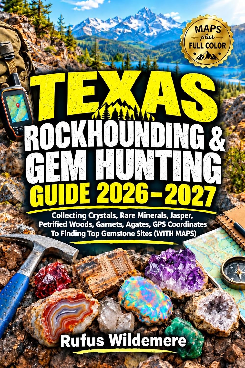 ler totalmente Texas Rockhounding & Gem Hunting Guide 2026–2027 (FULL-COLOR): Collecting Crystals, Rare Minerals, Jasper, Petrified woods, Garnets, Agates, Gps Coordinates... Gemstone Sites (WITH MAPS) (English Edition)