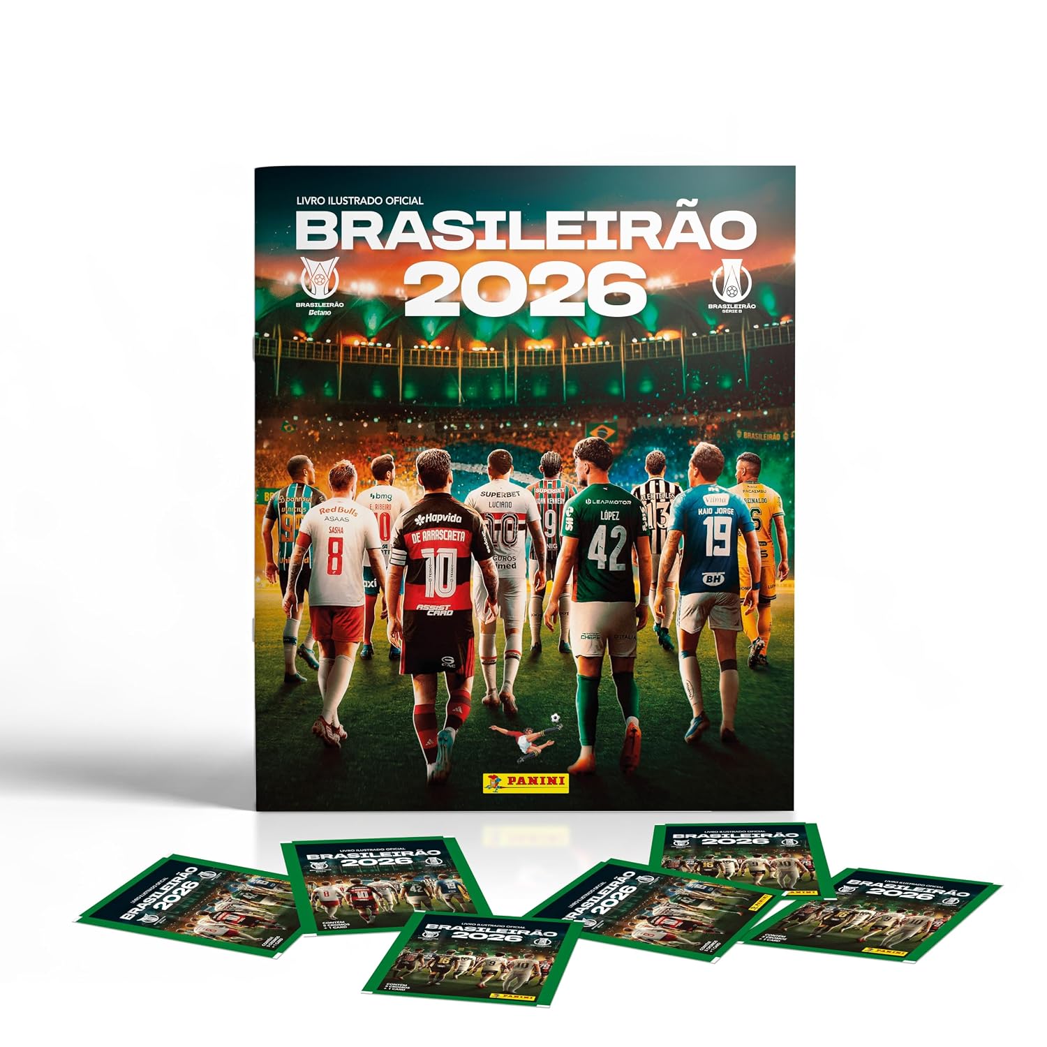 Kit C/ 1 Álbum Brochura + 6 Envelopes de Figurinhas BRASILEIRÃO 2026 baixar o livro de graça