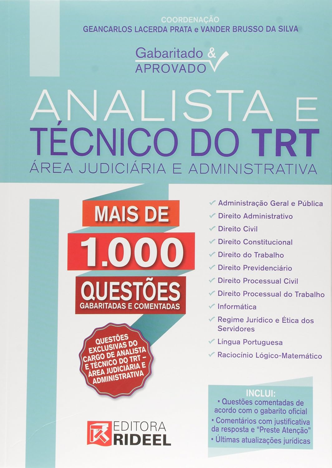 Gabaritado & Aprovado Analista e Técnico do TRT. Área Judiciária e Administrativa baixar livro de graça