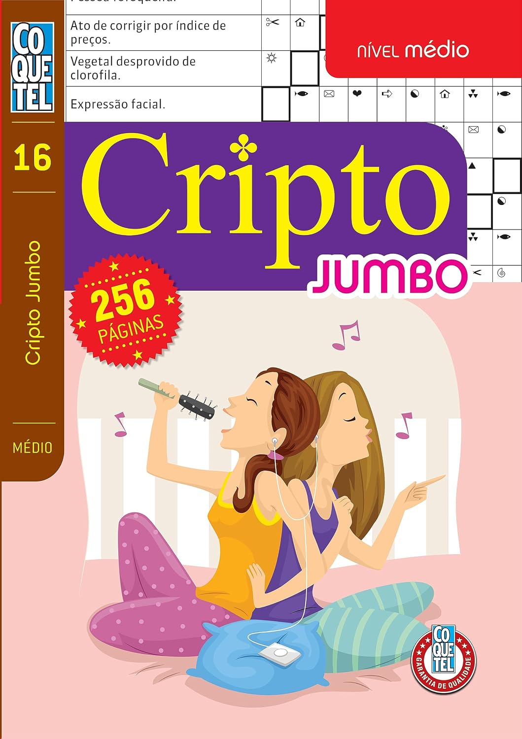 Livro Coquetel Jumbo Cripto Nível Médio Ed 16