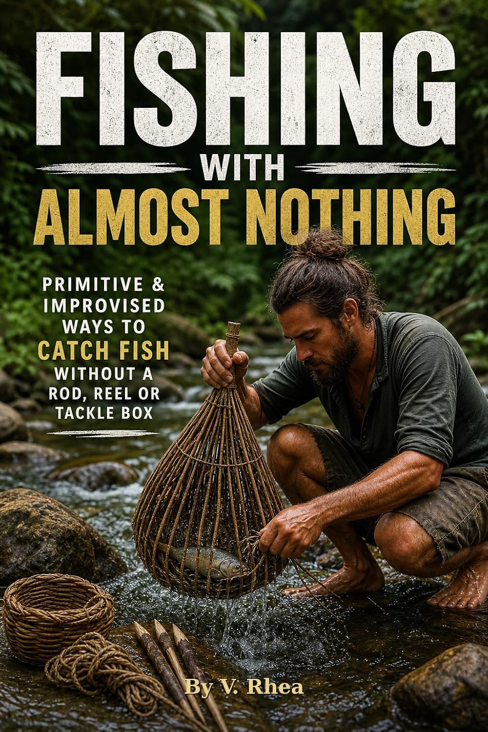 ler totalmente Fishing With Almost Nothing: Primitive & Improvised Ways to Catch Fish Without a Rod, Reel or Tackle Box (English Edition)