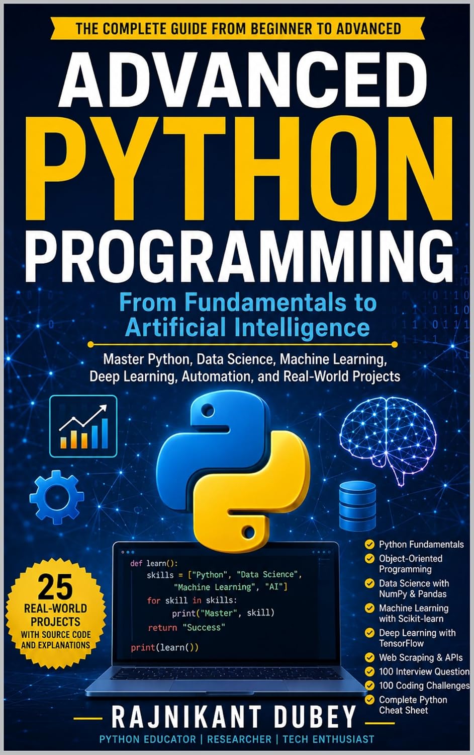 capítulo por capítulo baixar Python Programming Mastery: From Beginner to Advanced with Real-World Projects: BY Rajnikan Dubey (AI prompt and coding books Book 10) (English Edition)