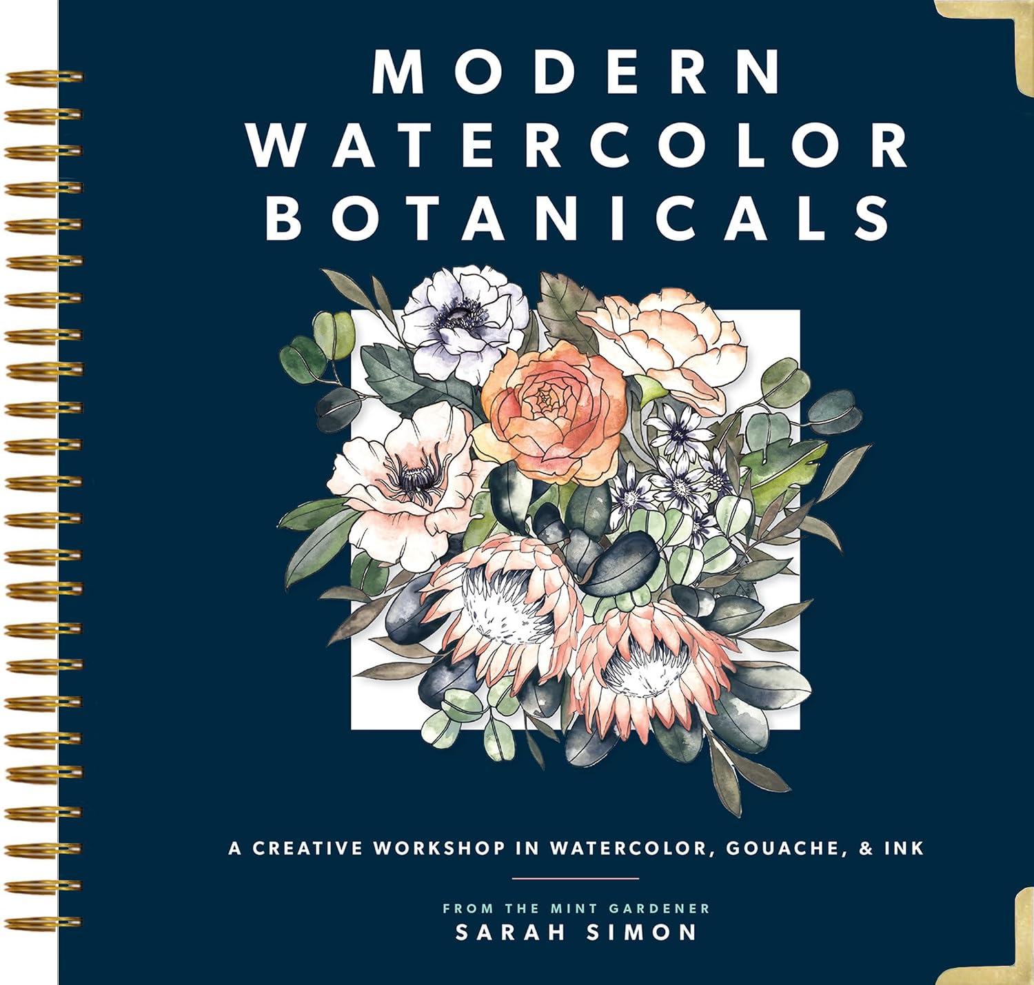 ler totalmente Modern Watercolor Botanicals: A Creative Workshop in Watercolor, Gouache, & Ink