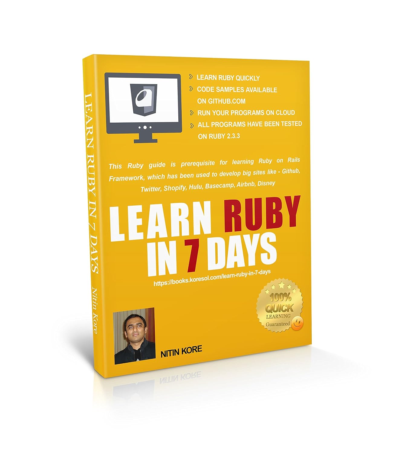 ler totalmente Learn Ruby In 7 Days: Ruby tutorial Guarantees quick learning. This Ruby guide has many practical examples, covers software programming concepts required... life software projects. (English Edition)
