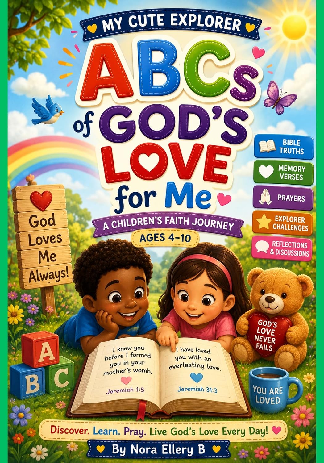 capítulo por capítulo baixar My Cute Explorer: ABCs of God's Love for Me: A Children's Faith Journey (Ages 4–10) (English Edition)