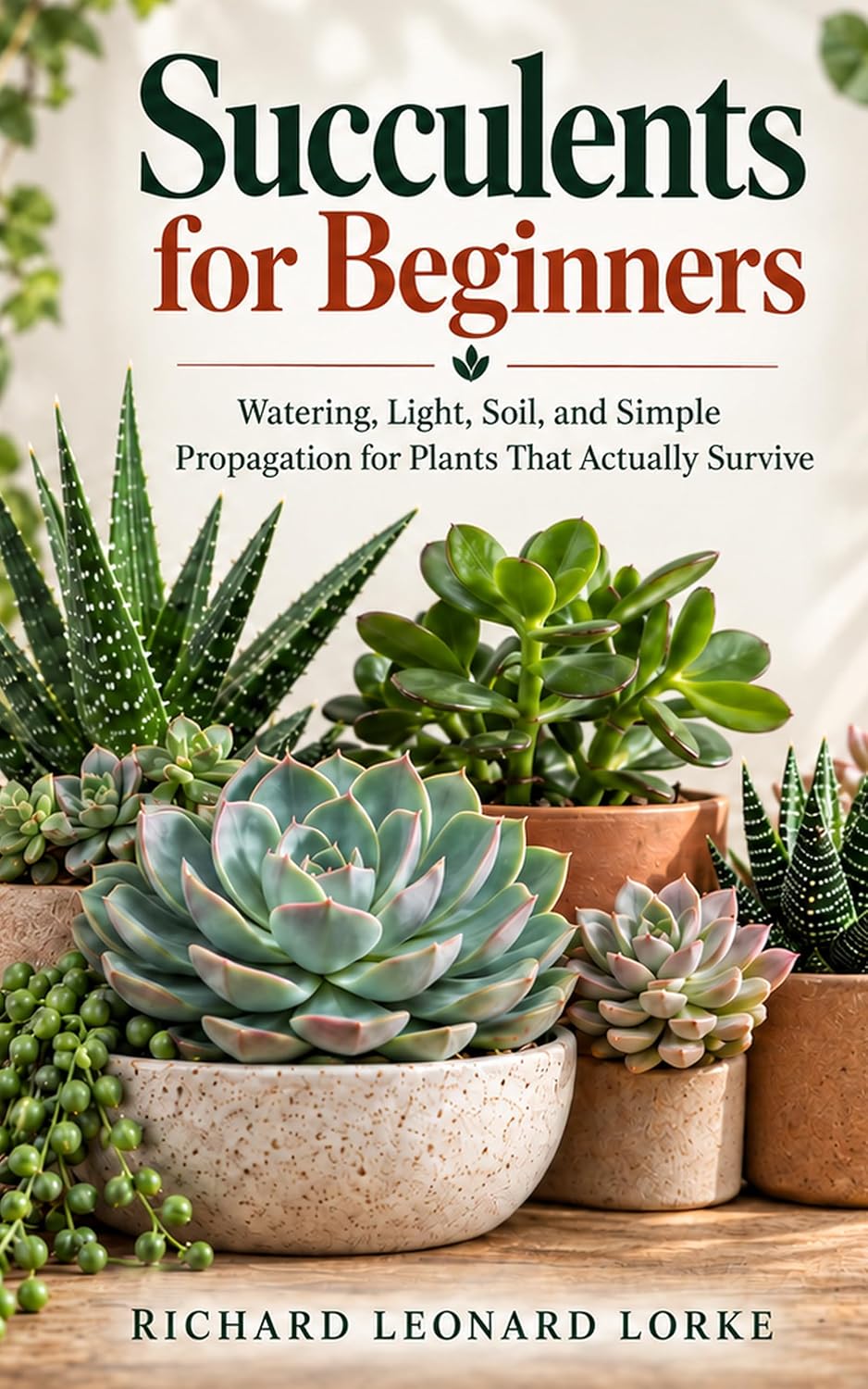 Succulents for Beginners: Watering, Light, Soil, and Simple Propagation for Plants That Actually Survive (English Edition) baixar livro de graça