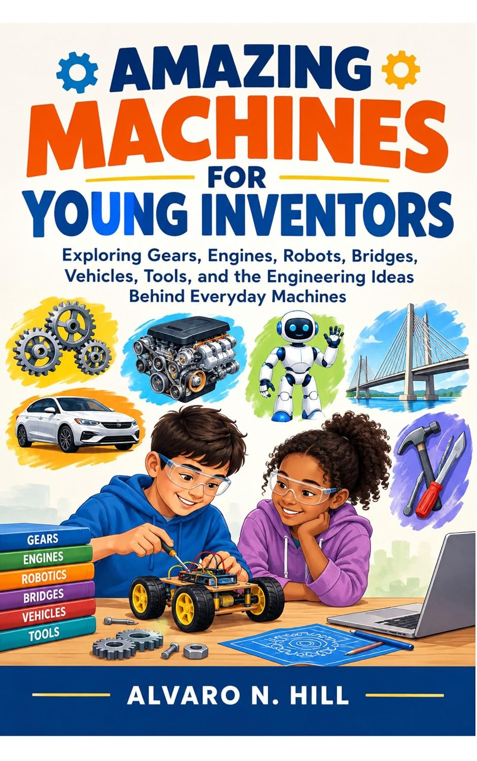 AMAZING MACHINES FOR YOUNG INVENTORS: Exploring Gears, Engines, Robots, Bridges, Vehicles, Tools, and the Engineering Ideas Behind Everyday Machines (English Edition) baixar o livro de graça