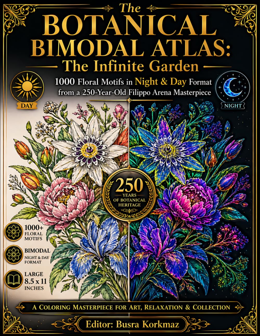 The Botanical Bimodal Atlas: The Infinite Garden — 1000 Floral Motifs in Night & Day Format from a 250-Year-Old Filippo Arena Masterpiece baixar livro de graça