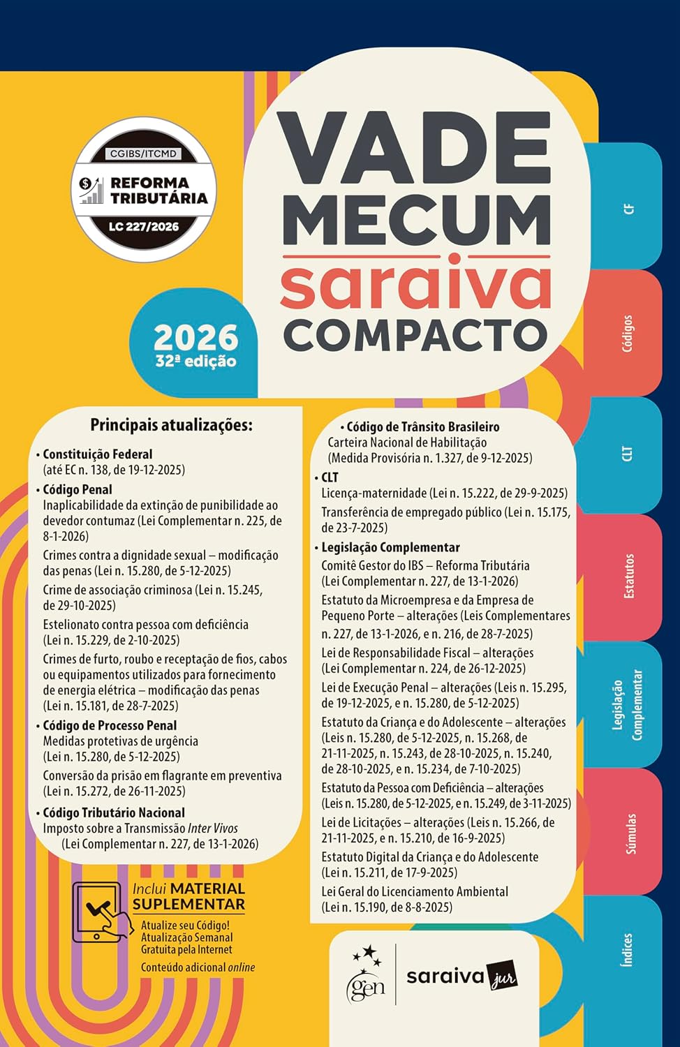 Vade Mecum Saraiva Compacto - 32ª Edição 2026 baixar livro de graça