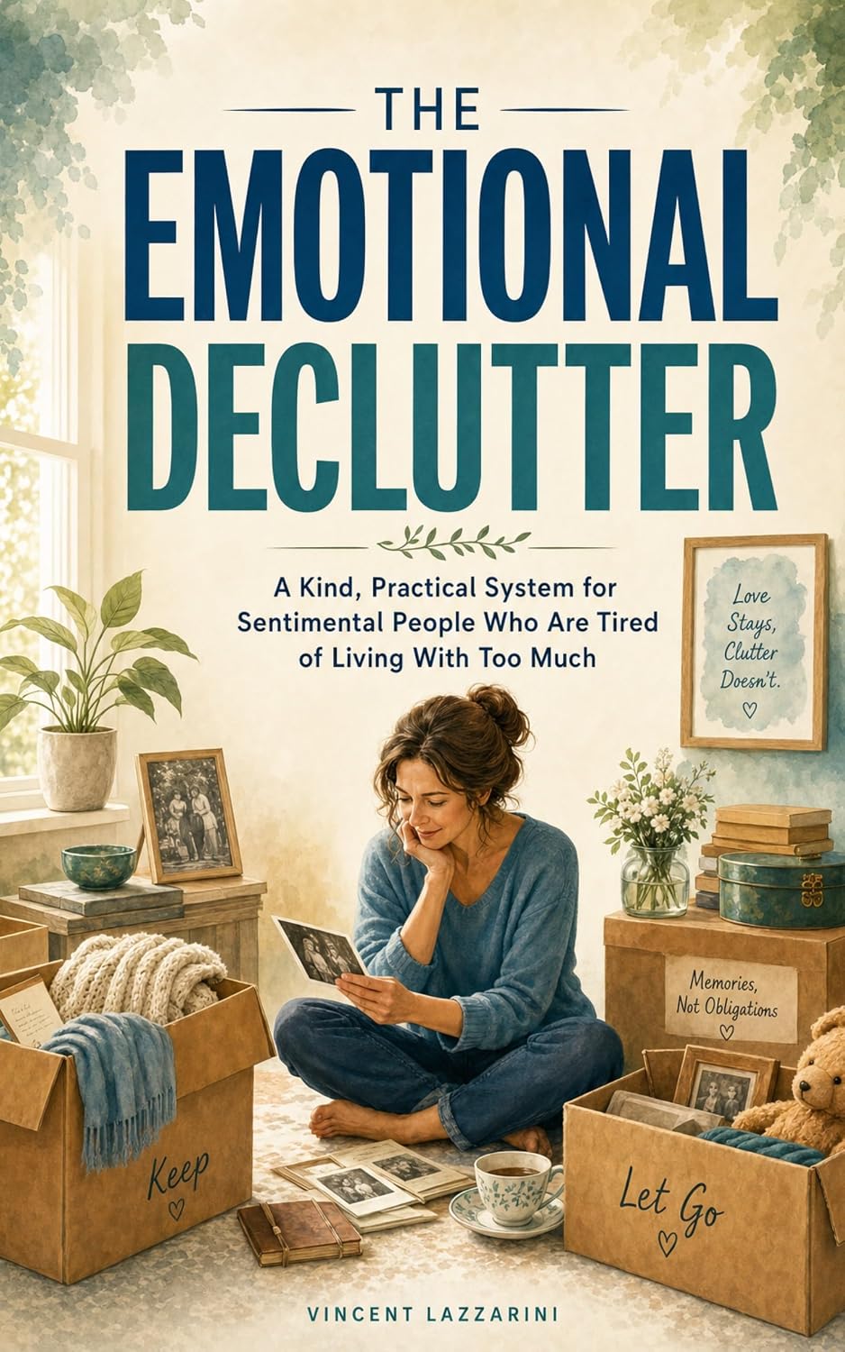 ler totalmente THE EMOTIONAL DECLUTTER: A Kind, Practical System for Sentimental People Who Are Tired of Living With Too Much (English Edition)