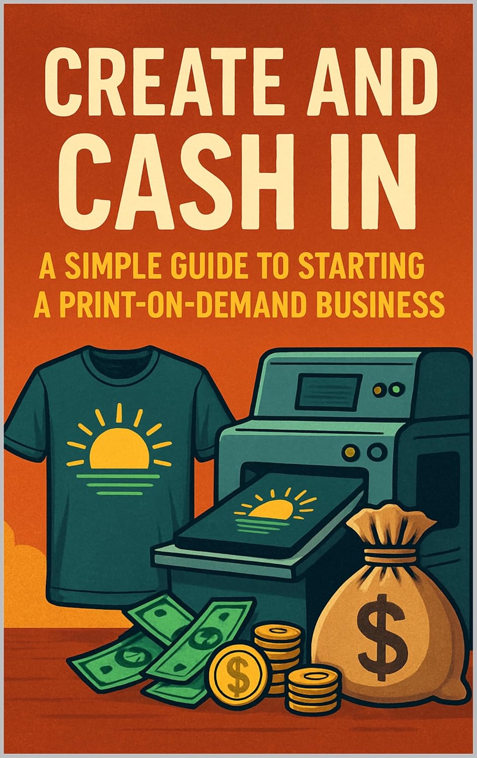ler totalmente Create and Cash In: a Simple Guide to Starting a Print-on-Demand Business (English Edition)