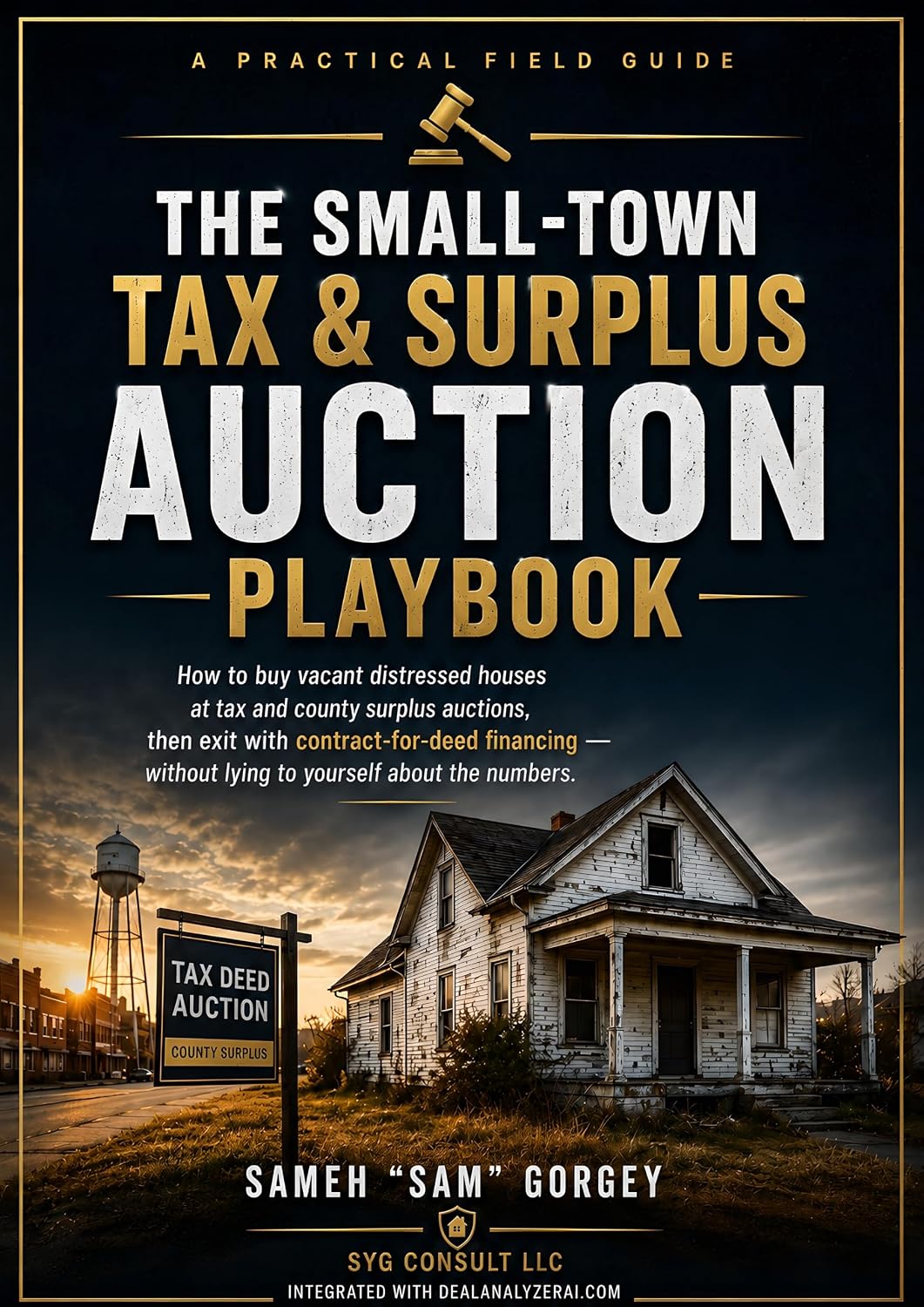 ler totalmente The Small-town Tax and Surplus Auction Playbook: How to buy vacant distressed houses at tax and county surplus auctions, then exit with a contract for... about the numbers. (English Edition)