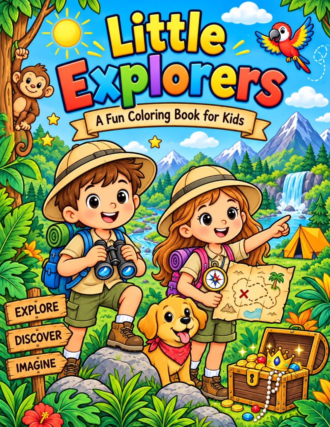 capítulo por capítulo baixar Little Explorers: The Great Jungle Adventure: An Illustrated Adventure Comic for Kids
