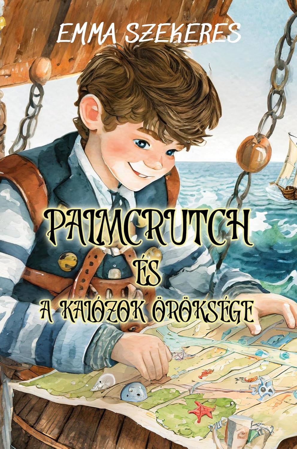 Palmcrutch és a Kalózok Öröksége: Reading Level A2 Hungarian-English Translation (English Edition)