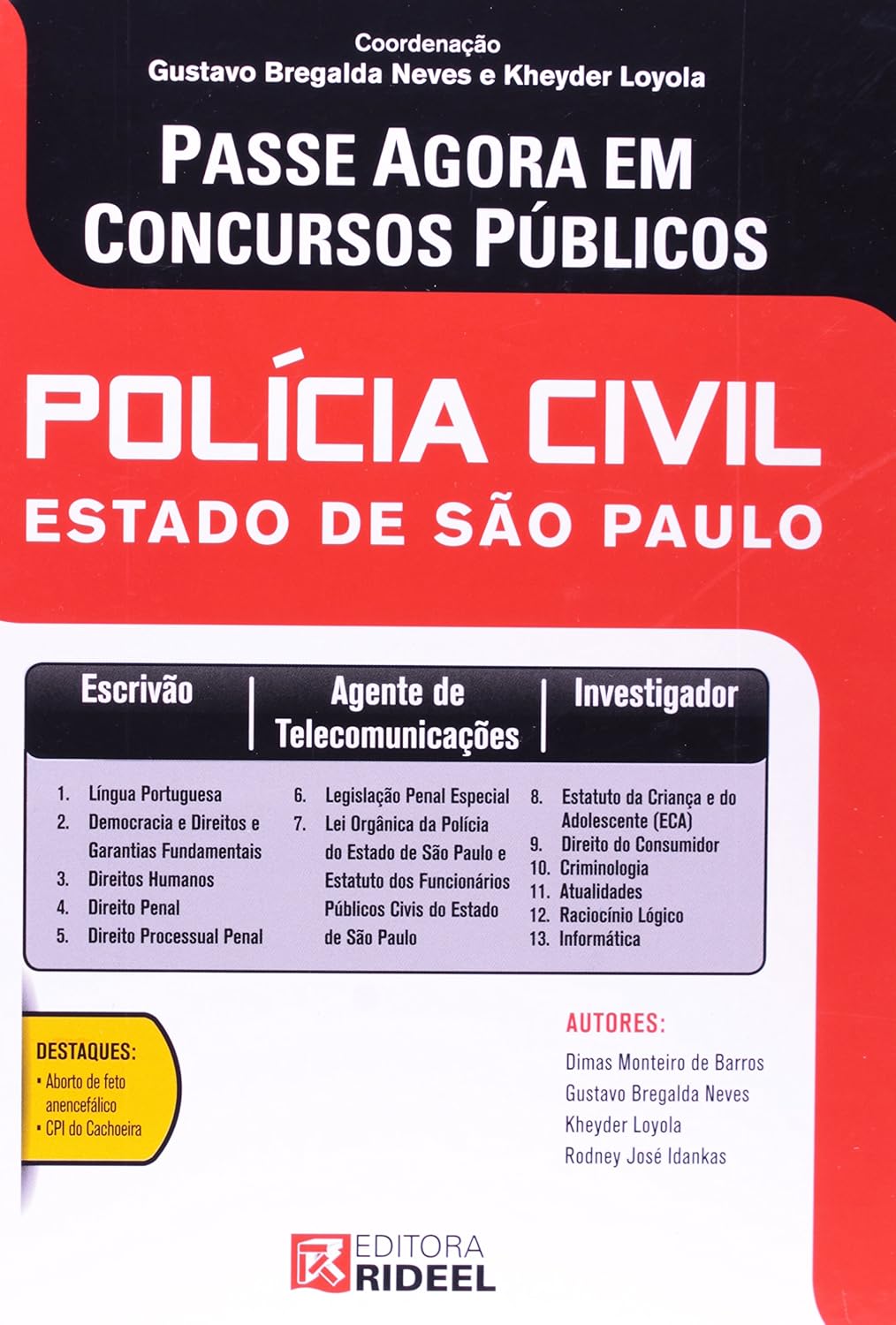 Passe Agora em Concursos Públicos. Polícia Civil do Estado de São Paulo baixar o livro de graça
