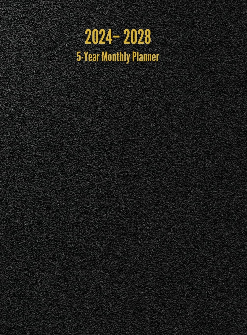2024 - 2028 5-Year Monthly Planner: 60-Month Calendar (Black) - Large baixar livro de graça