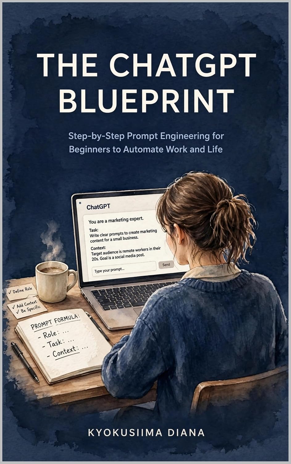 ler totalmente The ChatGPT BluePrint: Step-by-Step Prompt Engineering for Beginners to Automate Work and Life. (Mastering AI: Step-by-Step Artificial Intelligence for Beginners. Book 5) (English Edition)