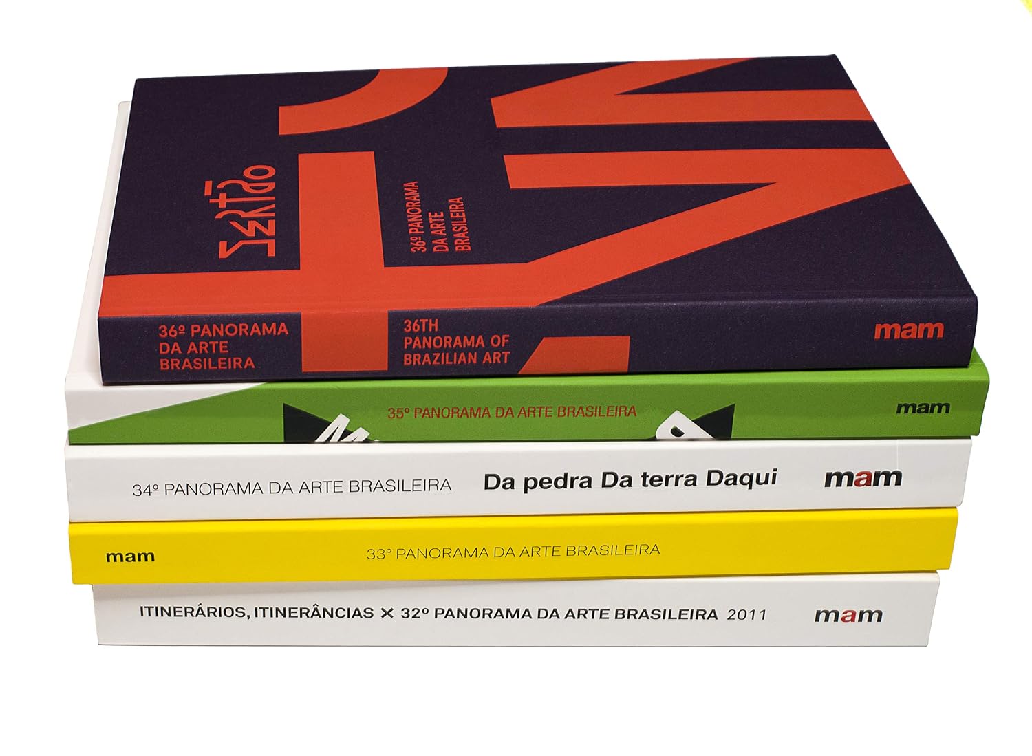 Kit Personalizado MAM, Panorama da Arte Brasileira, Edições 32º, 33º, 34º, 35º e 36º, (5 Itens)