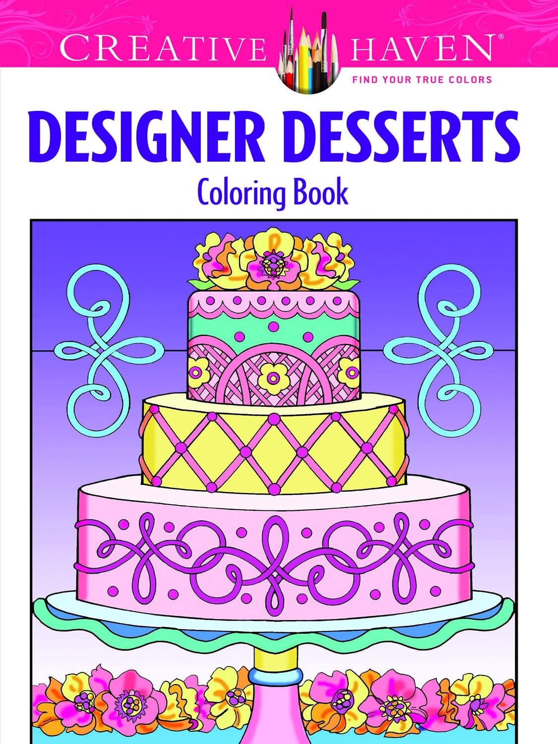 ler totalmente Creative Haven Designer Desserts Coloring Book