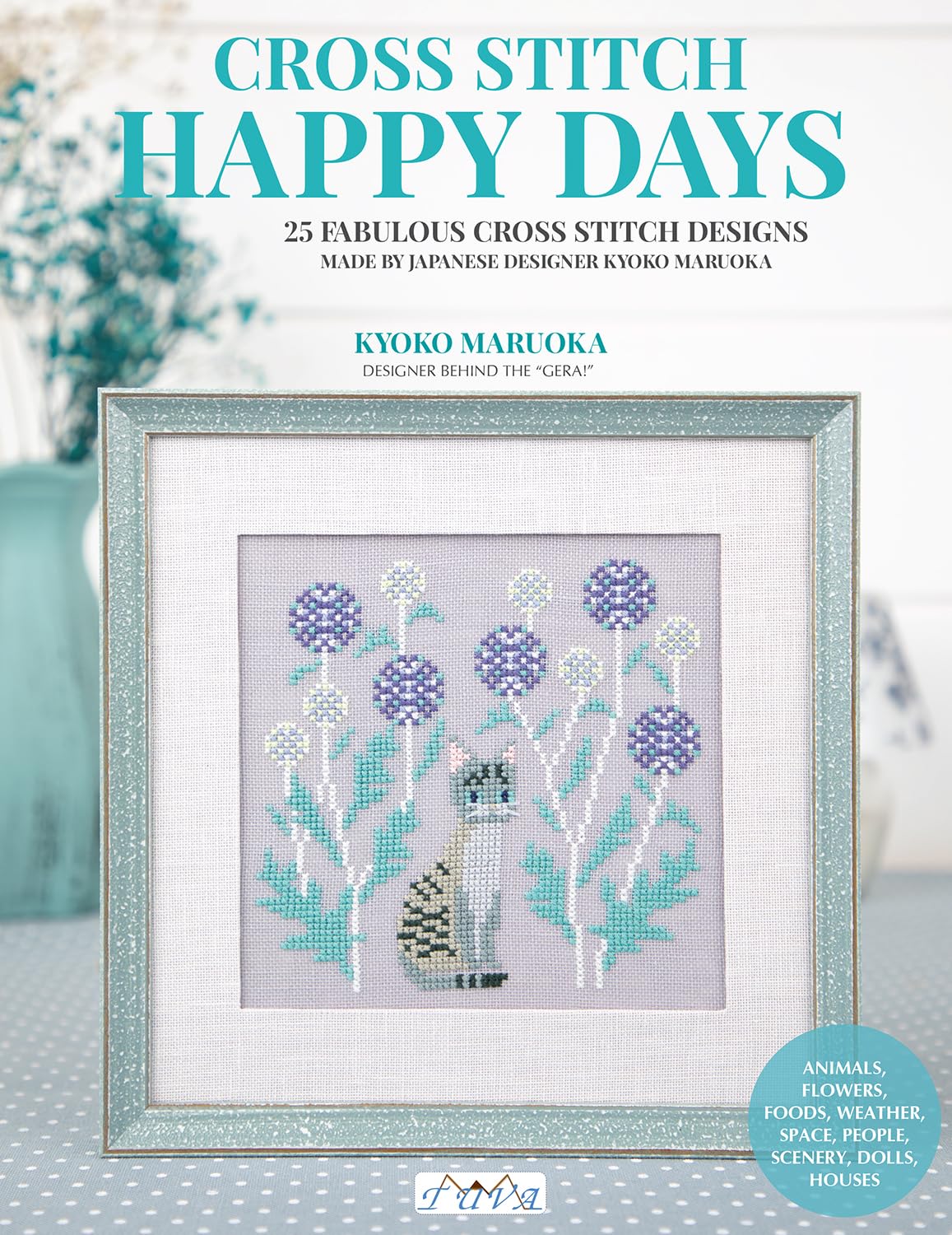 capítulo por capítulo baixar Happy Days Cross Stitch: 25 Fabulous Cross Stitch Designs Made by Japanese Designer Kyoko Maruoka