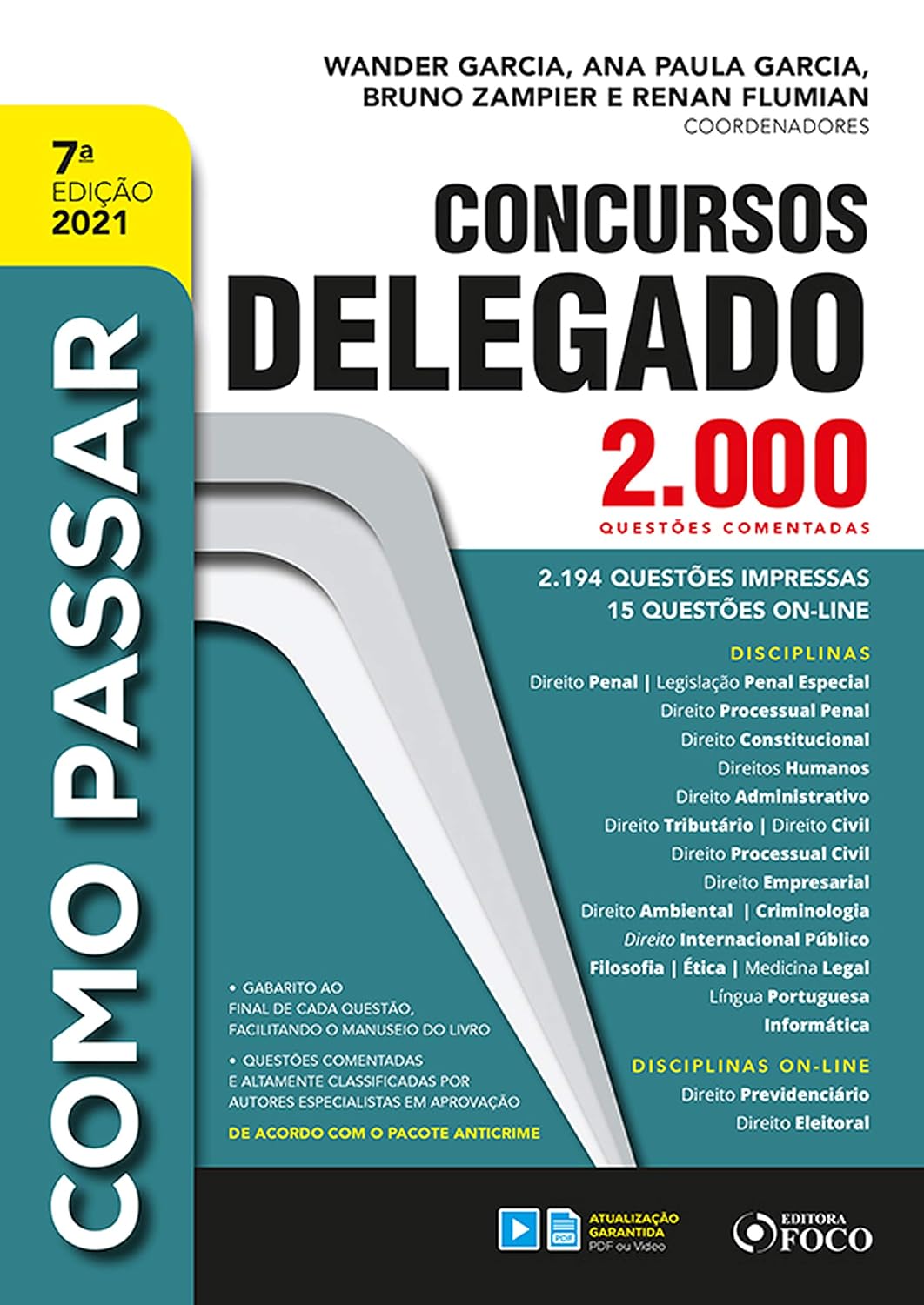 Como Passar em Concursos de Delegado: 2.000 questões comentadas baixar o livro de graça
