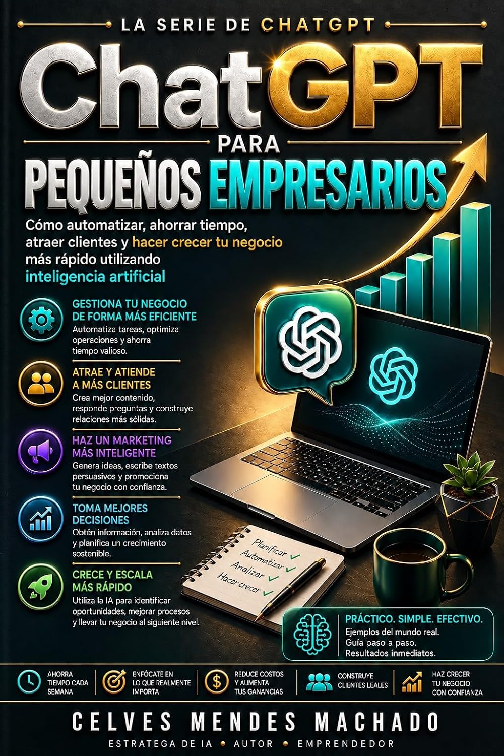 capítulo por capítulo baixar ChatGPT para Pequeños Empresarios: Cómo automatizar, ahorrar tiempo, atraer clientes y hacer crecer tu negocio más rápido usando inteligencia artificial (La Serie ChatGPT nº 1) (Spanish Edition)