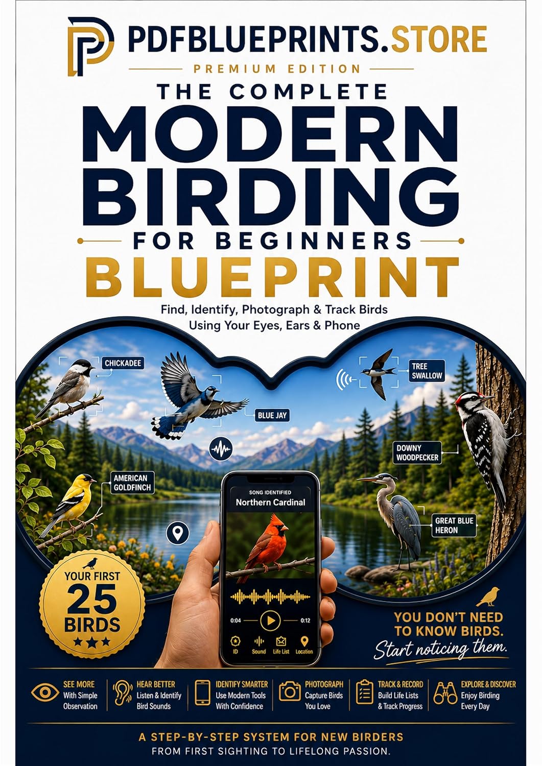 The Complete Modern Birding for Beginners Blueprint: A Practical Step-by-Step Guide to Finding, Identifying, Photographing and Tracking Birds — Using Your... and the World Around You (English Edition) baixar o livro de graça