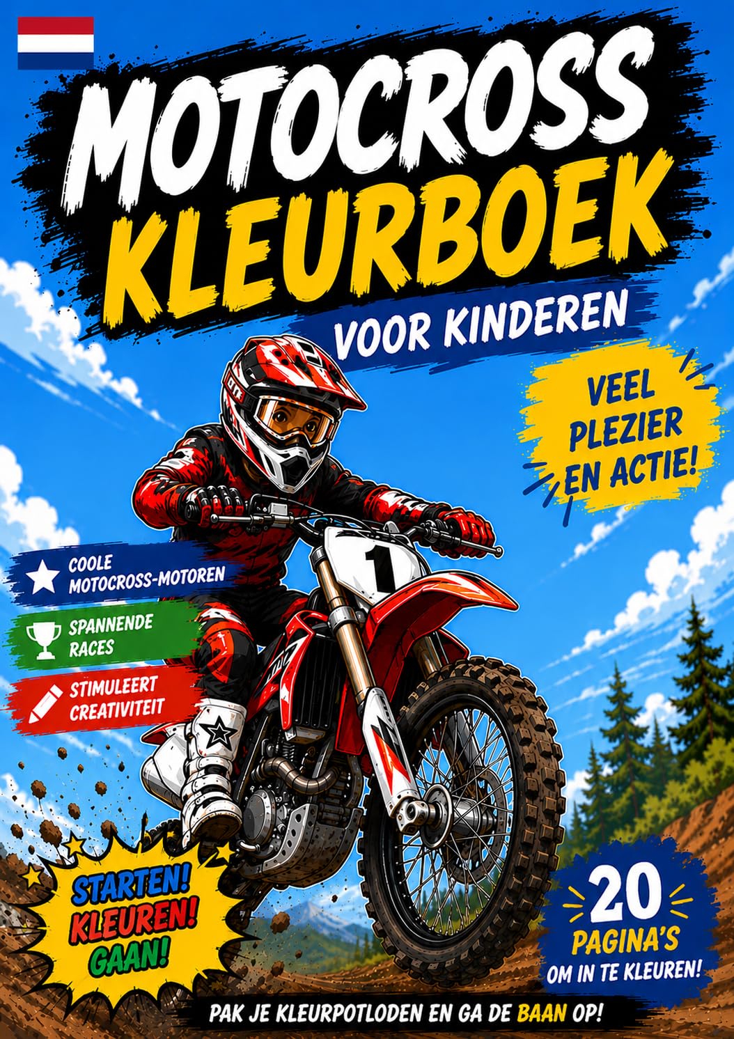 Motocrossmotor motorfiets voor kinderen (Dutch Edition) baixar o livro de graça