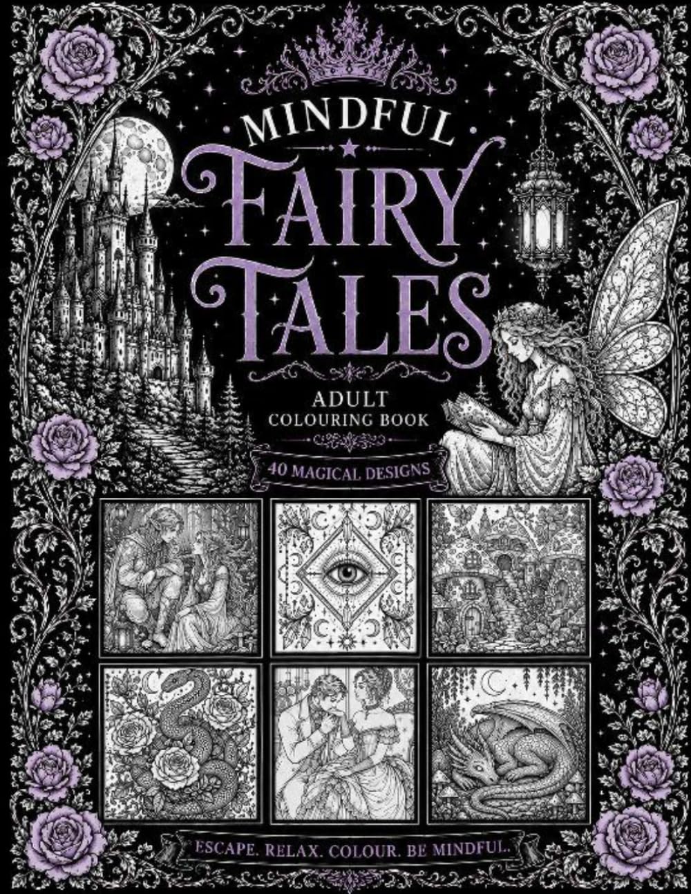 Mindful Fairy Tales Adult colouring Book baixar o livro de graça