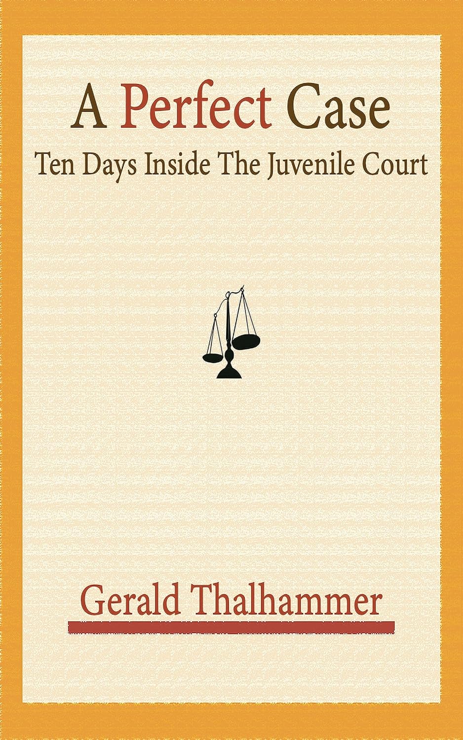 A Perfect Case: Ten Days Inside The Juvenile Court (English Edition) baixar o livro de graça