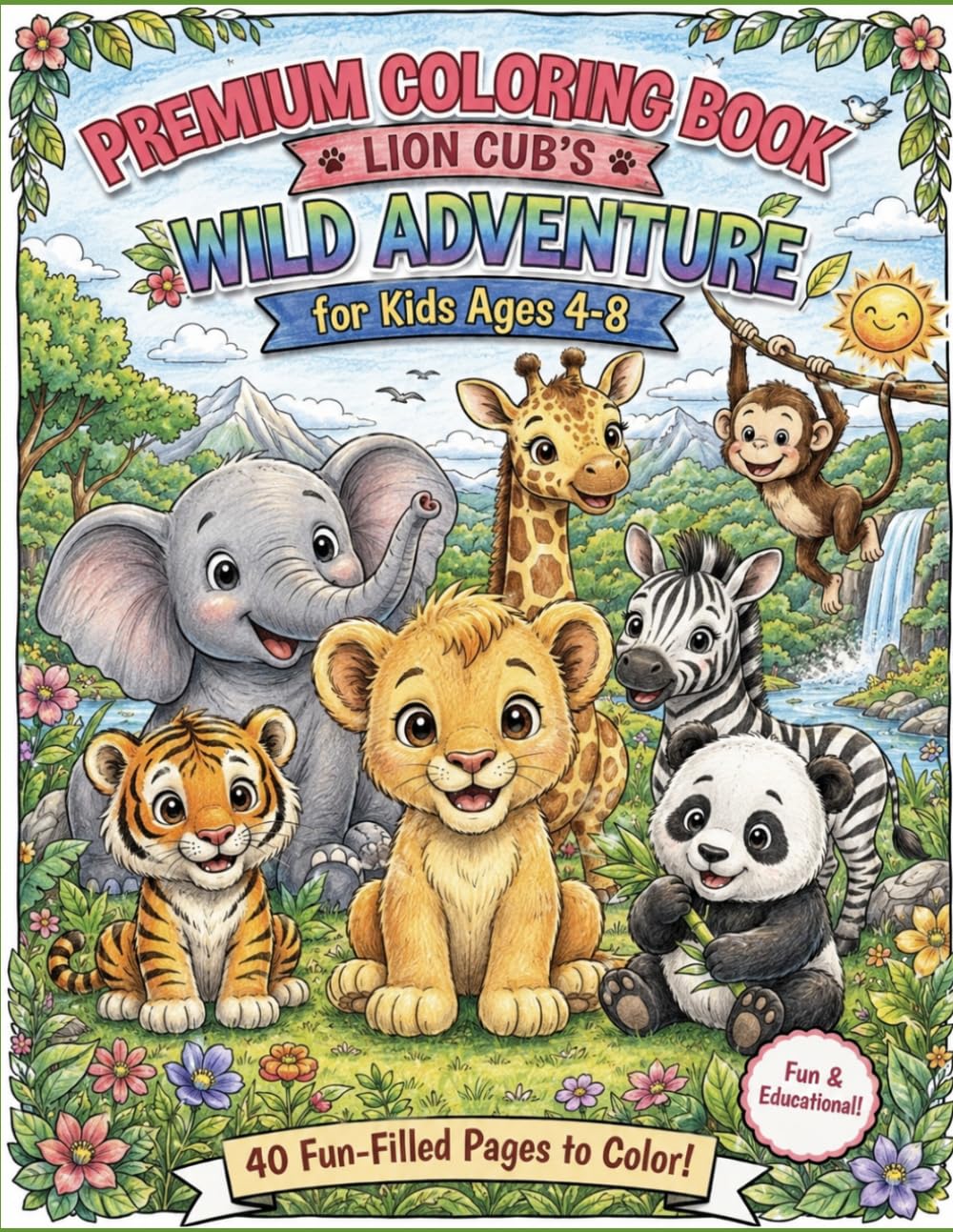 LION CUB'S WILD ADVENTURE (Sophie's Coloring Adventures (Animals series)) baixar o livro de graça