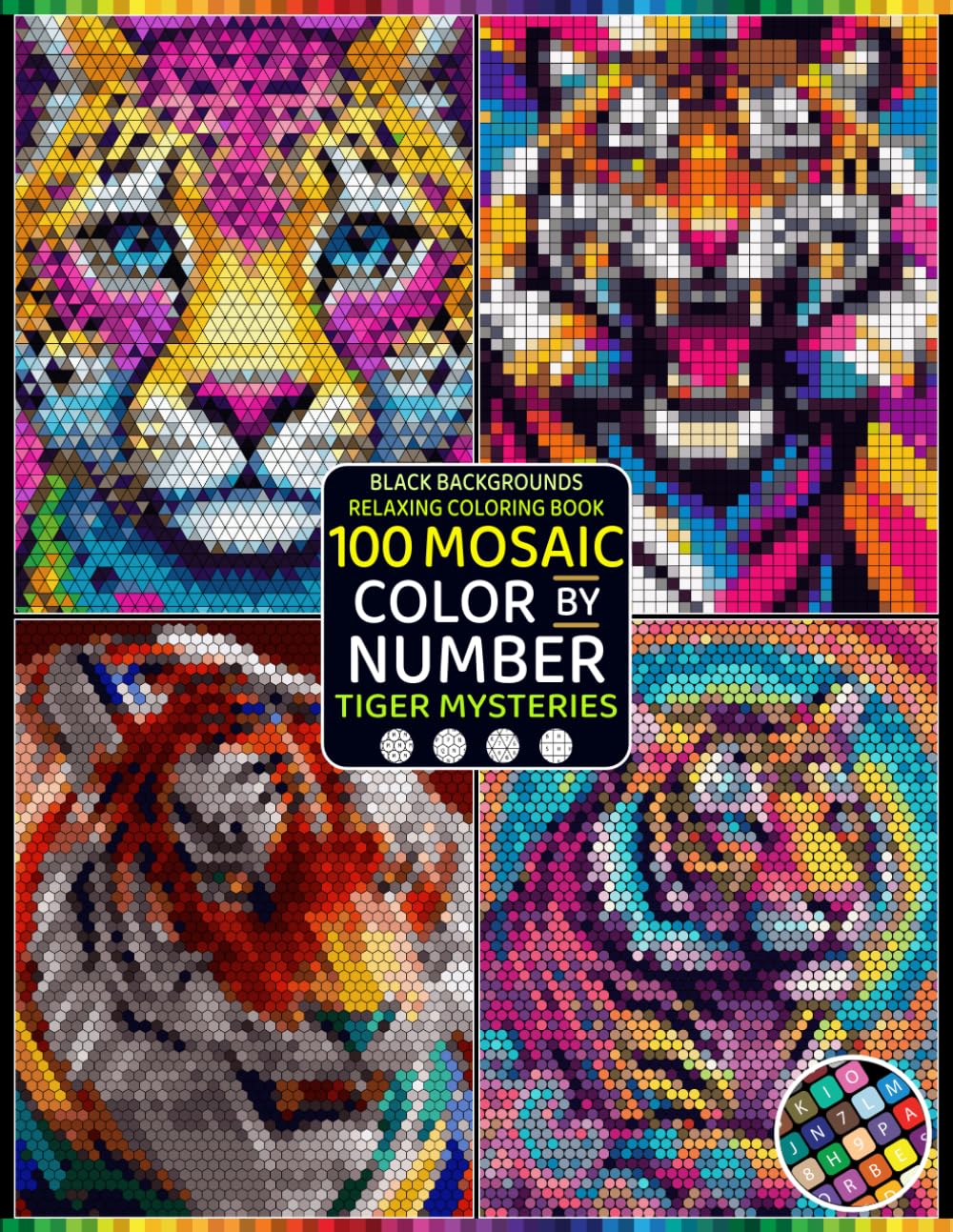 capítulo por capítulo baixar 100 Tiger Mystery Mosaic Color by Number for Adults: Reveal Hidden Tiger Pictures with 4 Unique Shapes, Master Color Palette, and Relaxing Color by Number Fun